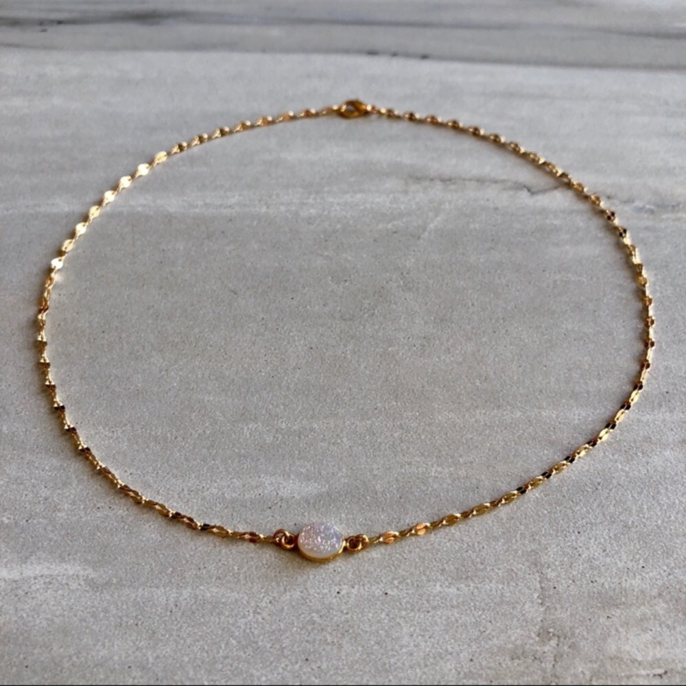 ❗️LAST❗️Gold Druzy Choker - Picture 3 of 6
